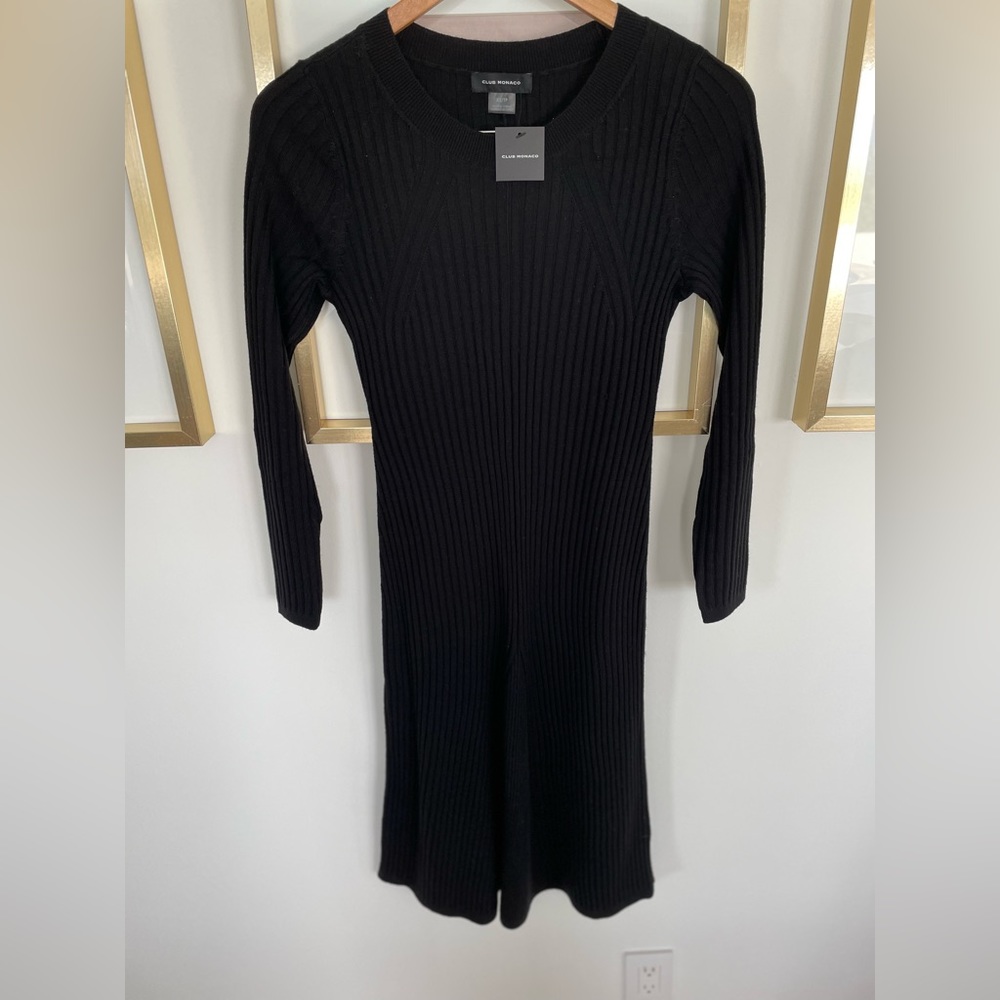 Club Monaco Slim Long Sweater Dress